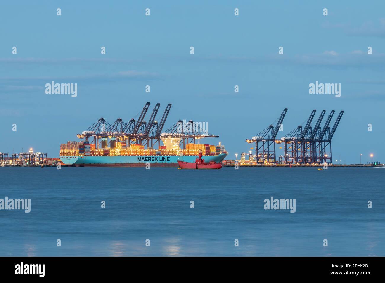 Port de Felixstowe Banque D'Images