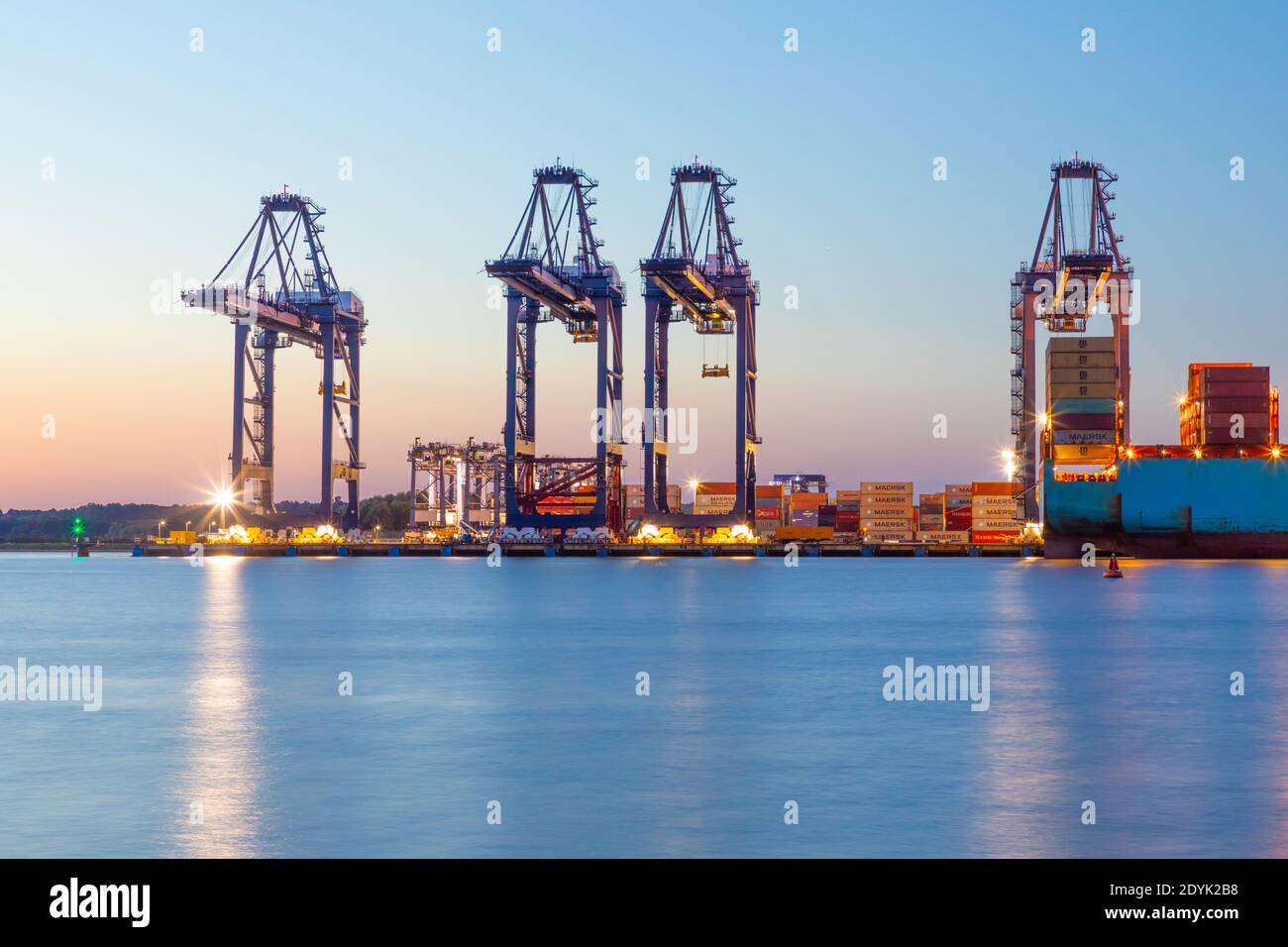 Port de Felixstowe Banque D'Images