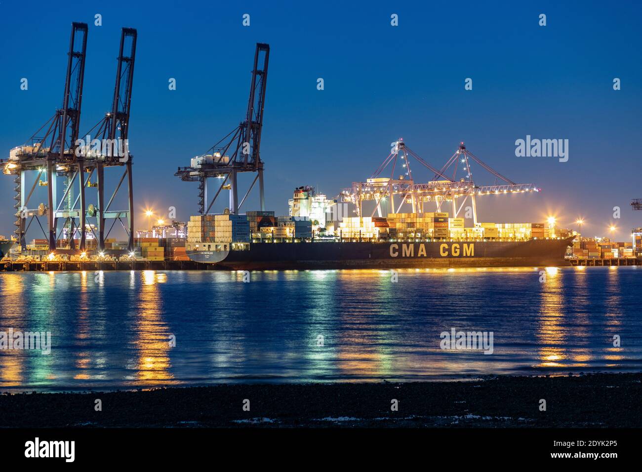 Port de Felixstowe Banque D'Images