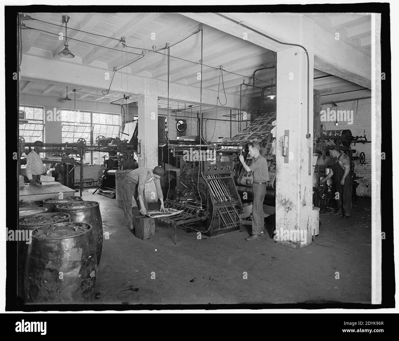 Lanman intérieur Engraving Co. Banque D'Images