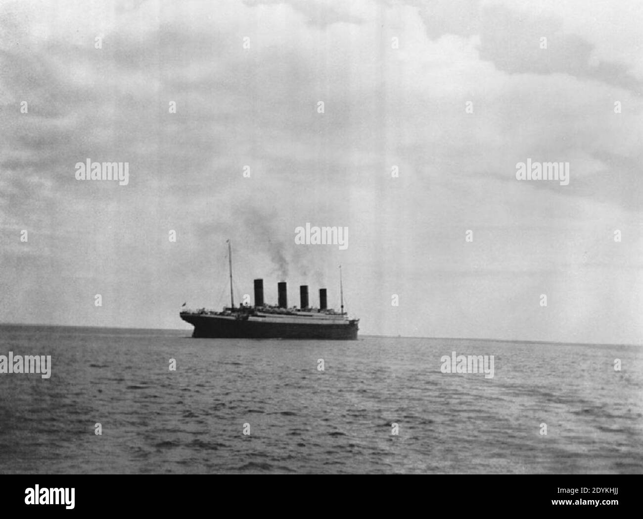Dernière photo de RMS Titanic. Banque D'Images