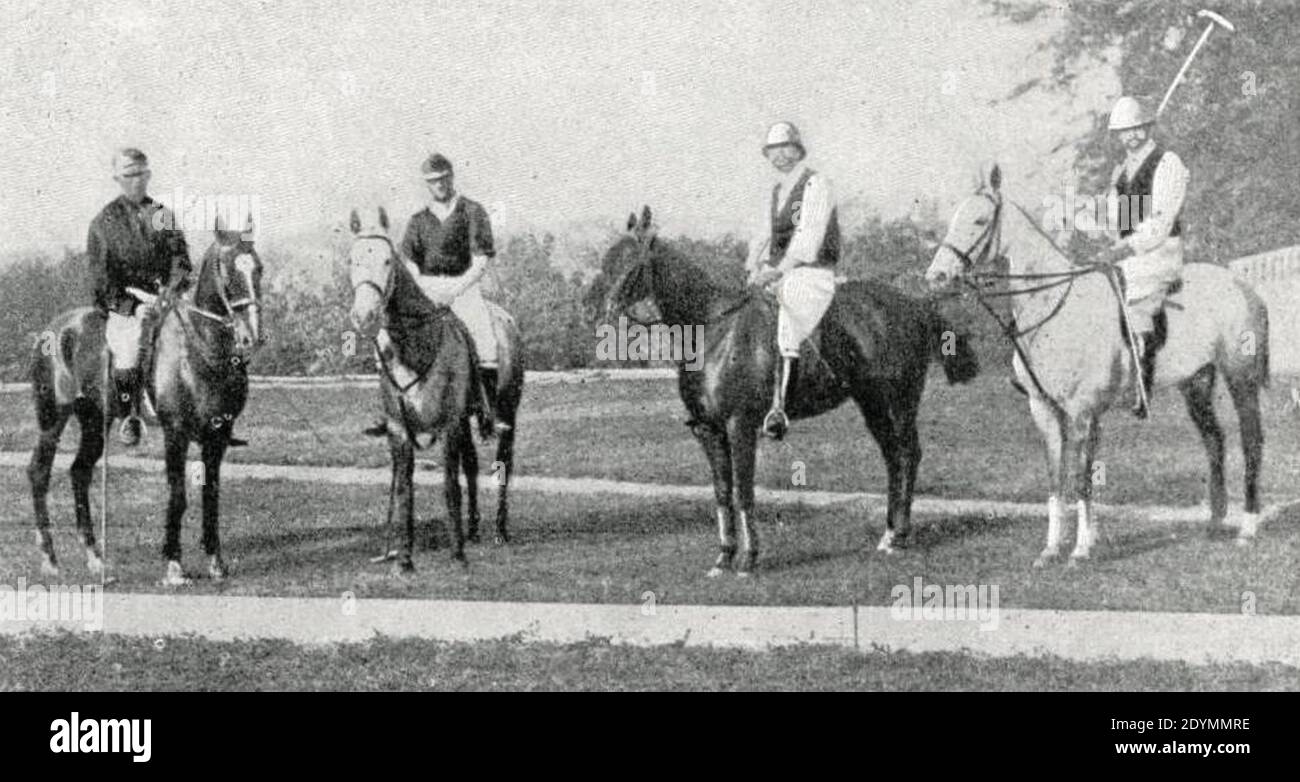 Le Bagatelle Polo Club de Paris, bataille de bronze aux JO 1900 de Paris  Photo Stock - Alamy