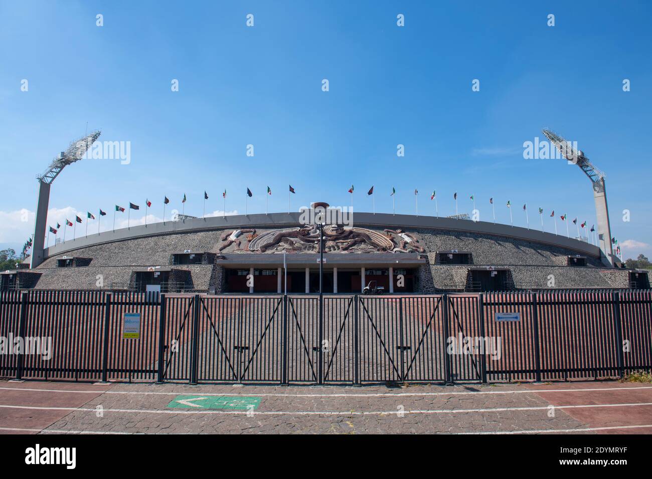 Stade olympique Estadio Olimpico Universitario à l'Université nationale autonome du Mexique UNAM à Mexico CDMX, Mexique. Ce stade h Banque D'Images