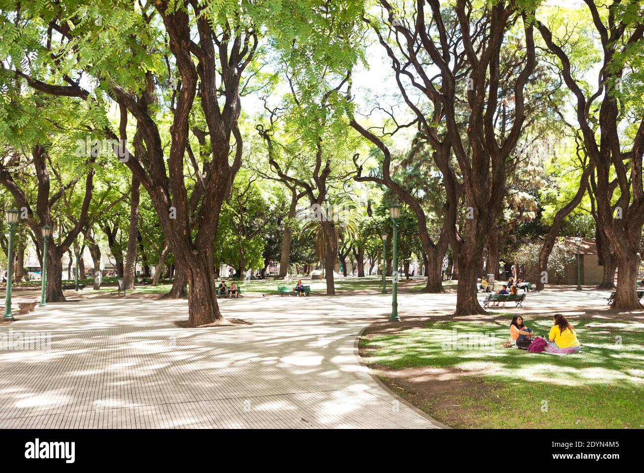 Argentine, Buenos Aires - Parc Plaza San Martin dans le district de Retiro Banque D'Images