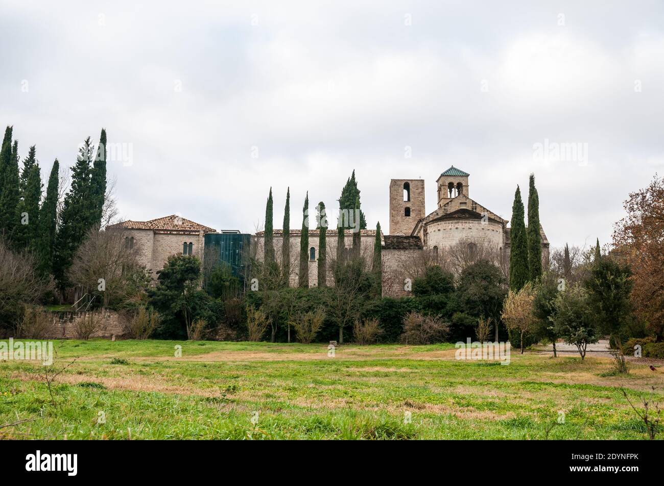 Monastère de Sant Benet de Bages, monastère bénédictin, Sant Fruitós de Bages, Catalogne, Espagne Banque D'Images Monastère de Sant Benet de Bages, monastère bénédictin, Sant Fruitós de Bages, Catalogne, Espagne Banque D'Images