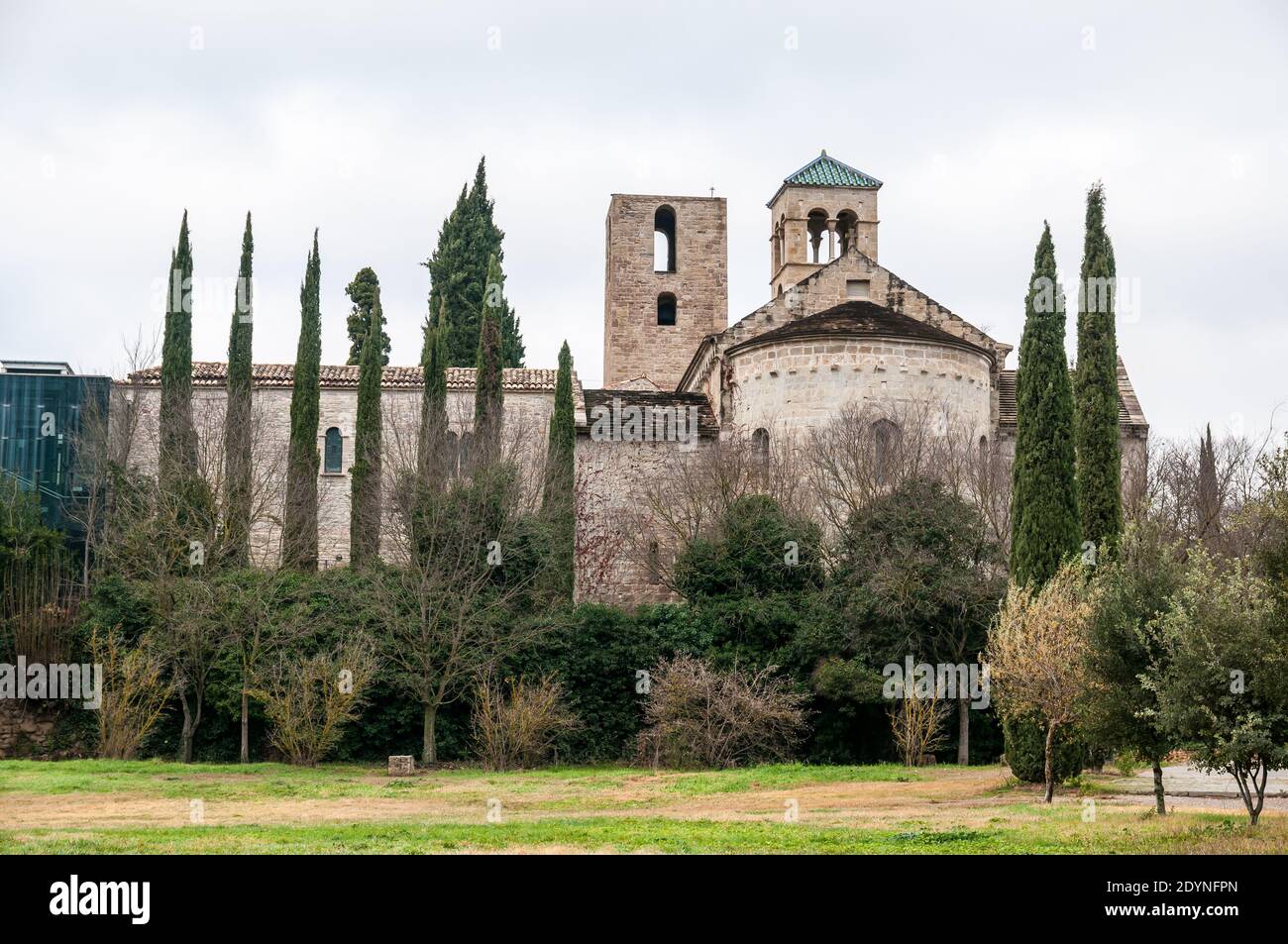 Monastère de Sant Benet de Bages, monastère bénédictin, Sant Fruitós de Bages, Catalogne, Espagne Banque D'Images Monastère de Sant Benet de Bages, monastère bénédictin, Sant Fruitós de Bages, Catalogne, Espagne Banque D'Images