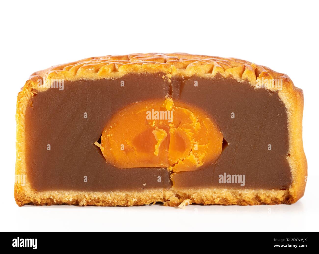 Gâteau de lune chinois à la pâte de lotus, pâtisserie (Suède) Banque D'Images