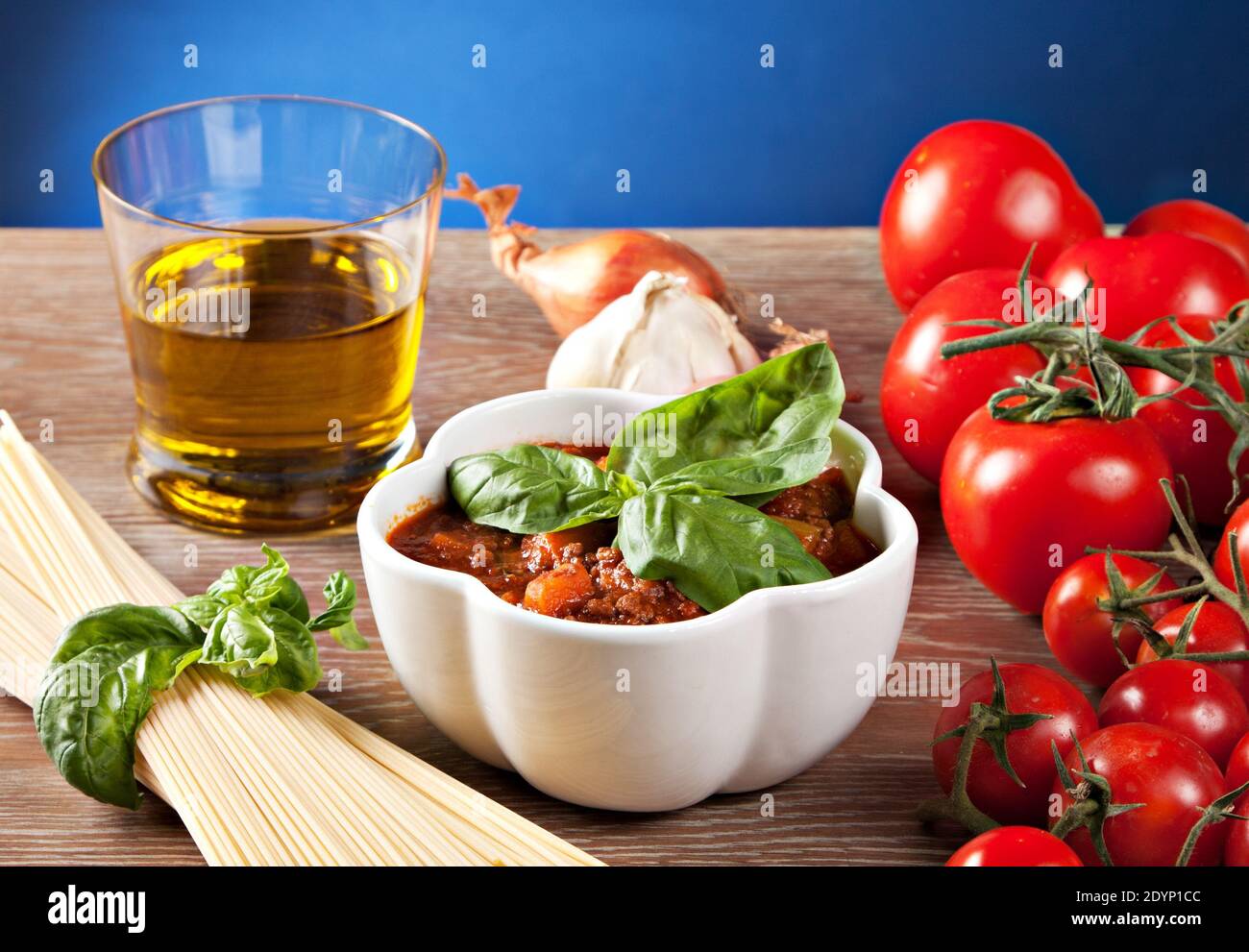 Sauce à la viande rustique bolognaise. Cuisine italienne typique. Banque D'Images