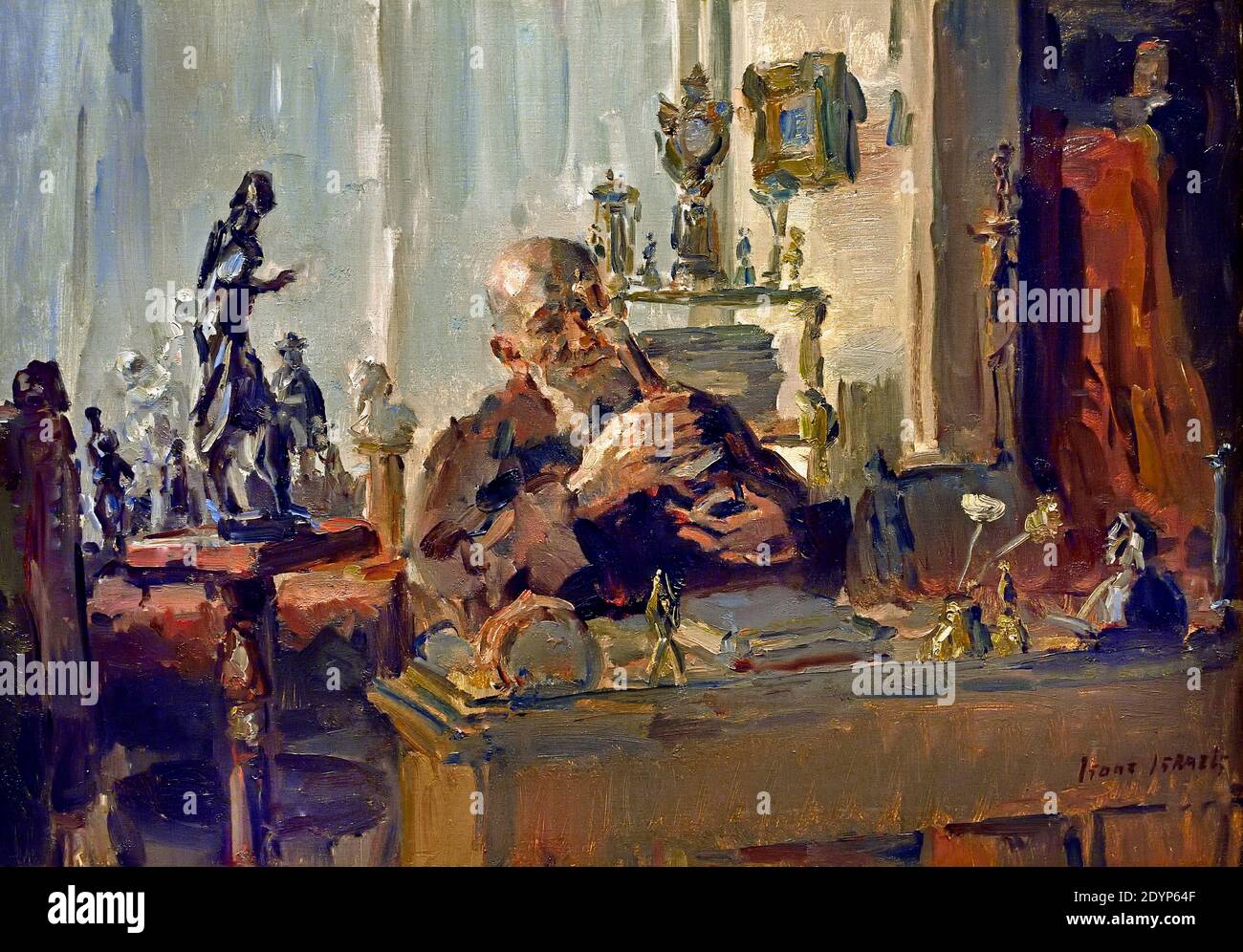 Le portrait du collectionneur du dentiste de la Haye Simon Pinkhof 1934 Isaac Israël 1865 - 1934 Néerlandais les pays-Bas Musée historique juif Amsterdam, pays-Bas, Néerlandais, Banque D'Images