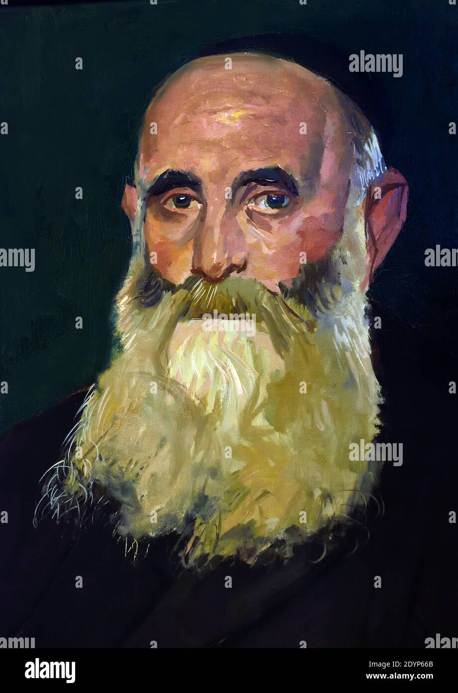 Rabbijn - Rabbi à Haarlem (1870-1944) par Louis Jacob Hartz 1869-1935 Musée historique juif Amsterdam, pays-Bas, Néerlandais, Banque D'Images