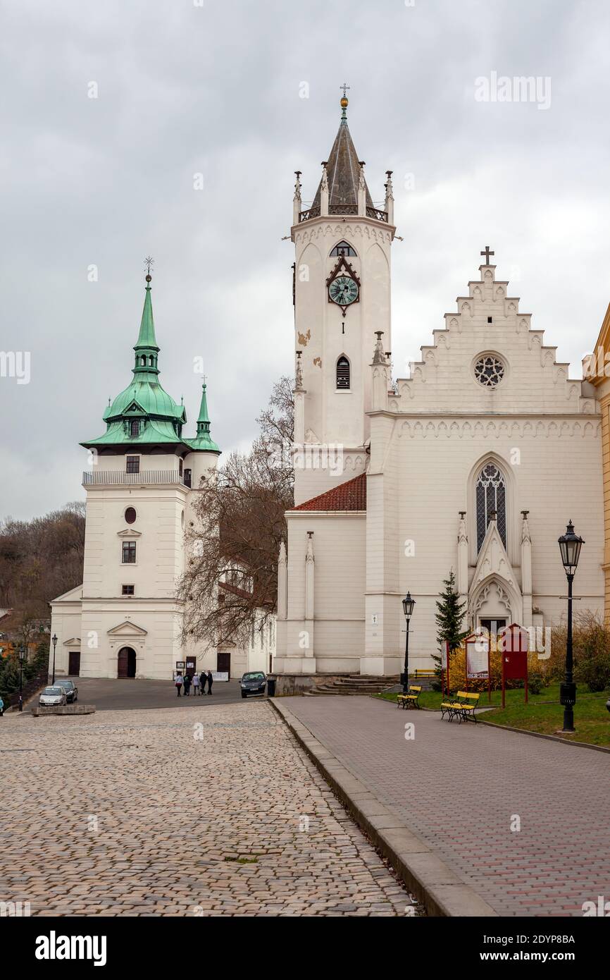 Église Saint-Jean-Baptiste à Teplice, République tchèque Banque D'Images