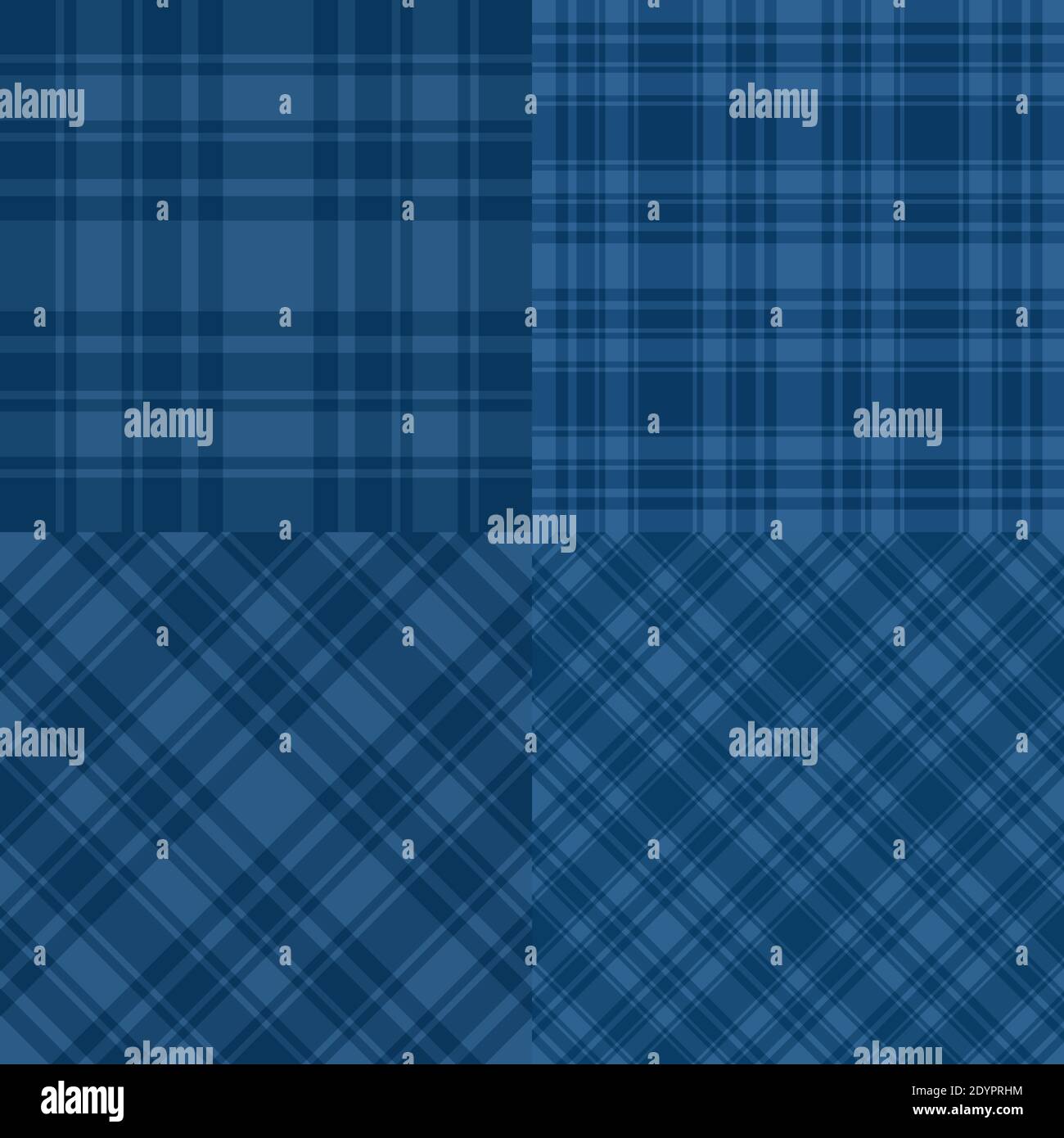 Motif à carreaux bleus sans couture. Arrière-plan abstrait de cage vectorielle. Bûcheron tendance Merry Christmas and New Year design tartan texture Illustration de Vecteur