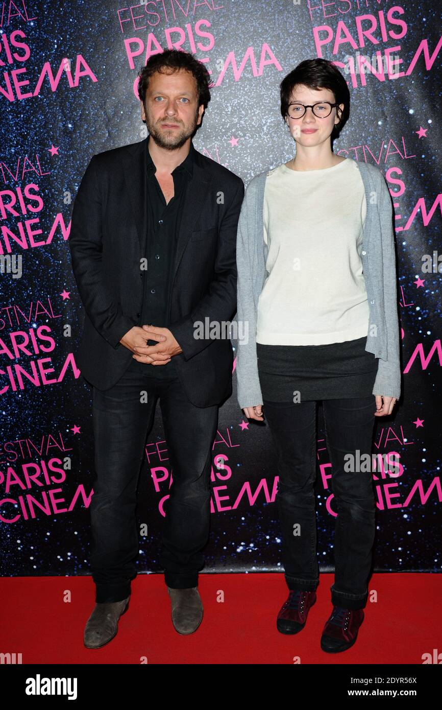 Jonathan Zaccai et Pauline Etienne assistent à la première "Eleve libre" au MK2 Bibliotheque Cinema dans le cadre du Festival du film de Paris, à Paris, France, le 04 juillet 2013. Photo d'Aurore Marechal/ABACAPRESS.COM Banque D'Images