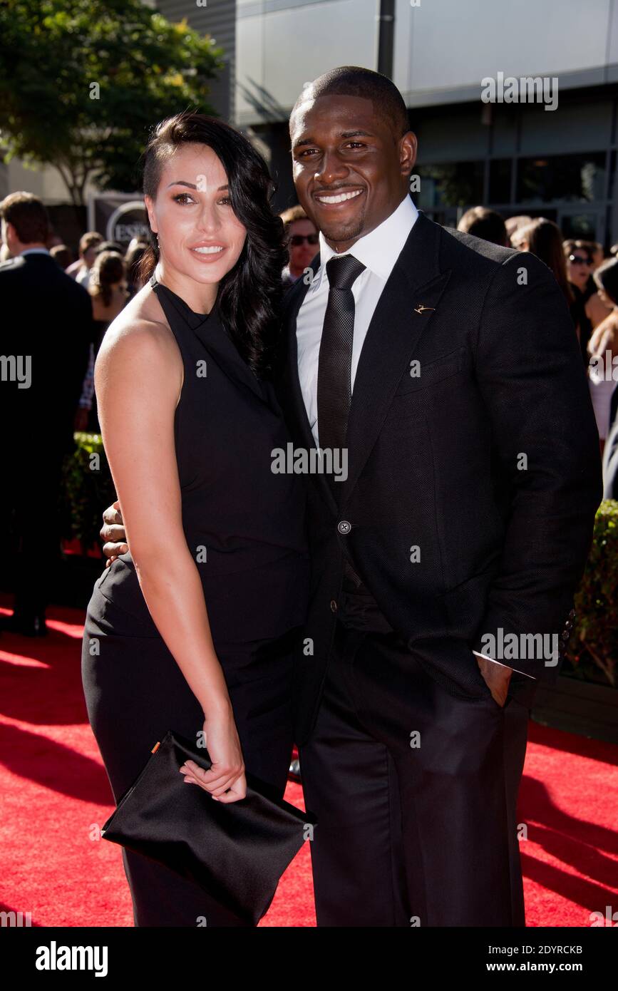 Reggie Bush participe aux EPPY Awards 2013 au Nokia Theatre L.A. Vivez à Los Angeles, CA, USA, le 17 juillet 2013. Photo de Lionel Hahn/ABACAPRESS.COM Banque D'Images