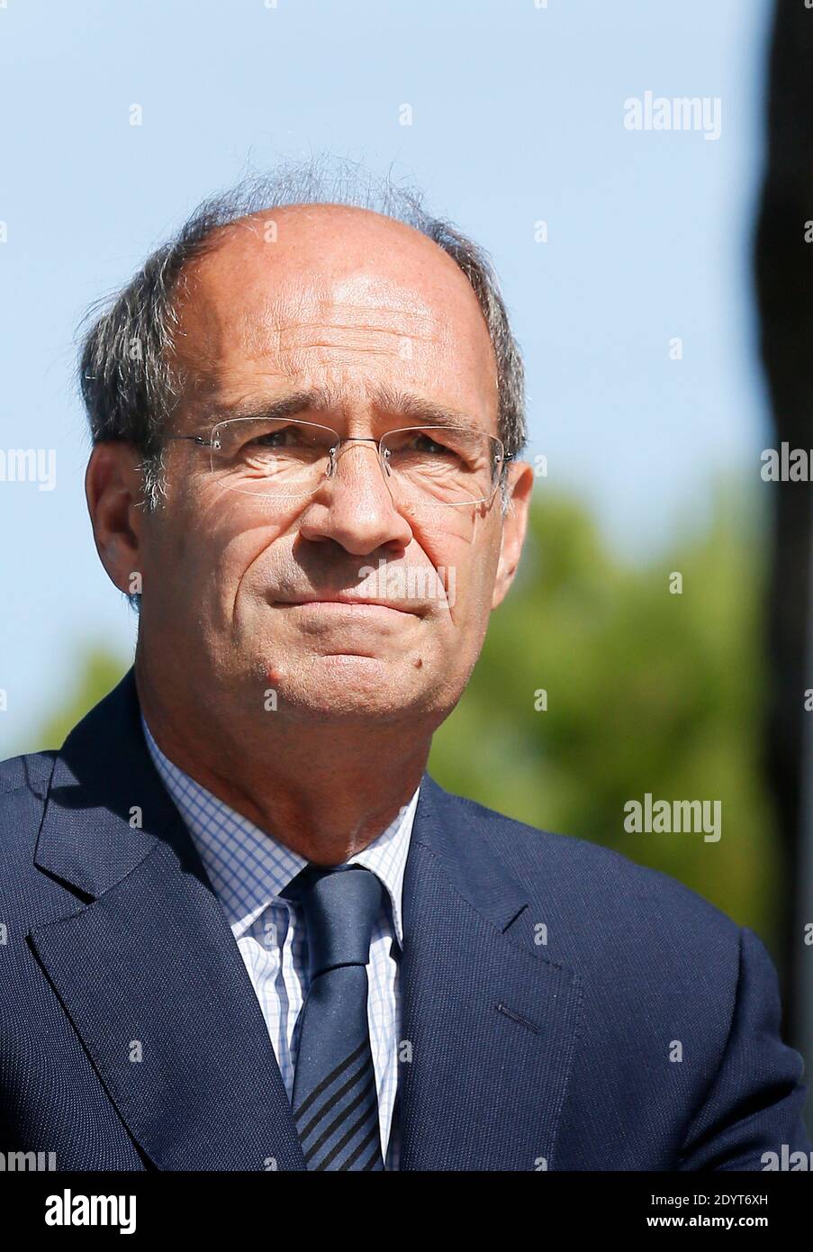 L'ancien ministre Eric Woerth assiste à un rassemblement des amis de Nicolas Sarkozy le 2 septembre 2013 dans la ville d'Arcachon, dans le sud-est du pays, près de Bordeaux. Photo de Patrick Bernard/ABACAPRESS.COM - Arcachon Banque D'Images