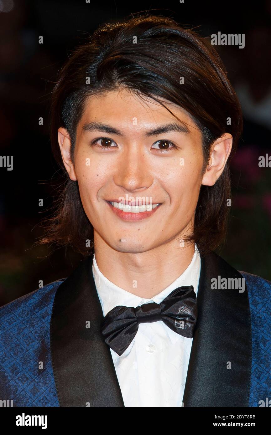 Haruma Miura participe à la première « Harlock Space Pirate 3D » lors du 70e Festival international du film de Venise qui s'est tenu à Sala Grande à Venise, en Italie, le 3 septembre 2013. Photo de Nicolas Genin/ABACAPRESS.COM Banque D'Images