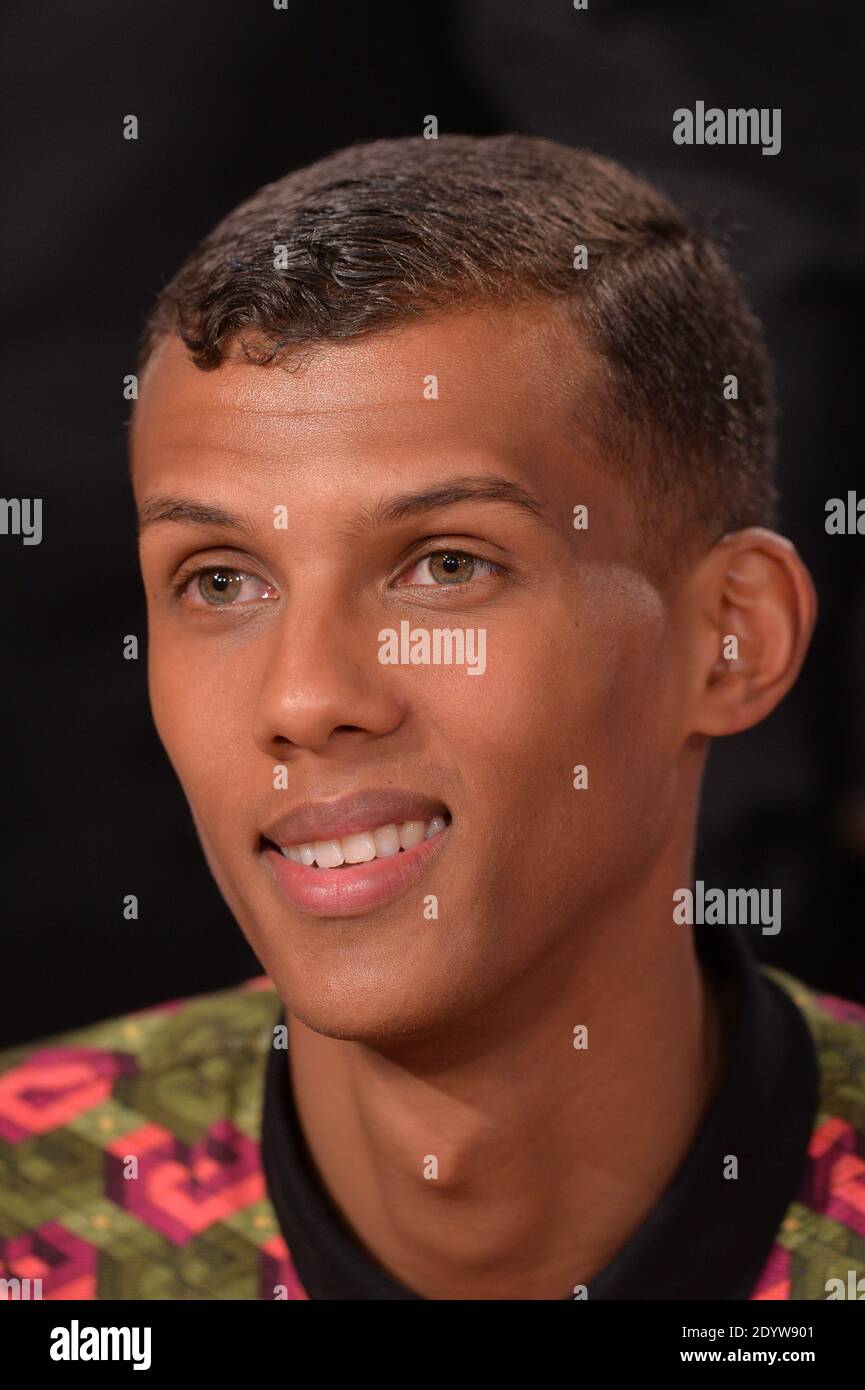 Paul Van Haver aka Stromae lors de l'enregistrement de l'émission Dimanche, Paris, France, 17 septembre 2013. Photo Max Colin/ABACAPRESS.COM Banque D'Images