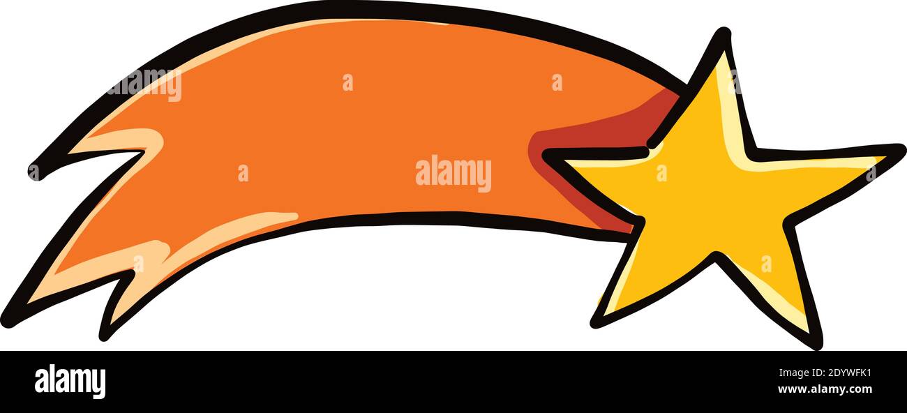 Prise de vue en étoile, illustration, vecteur sur fond blanc. Illustration de Vecteur