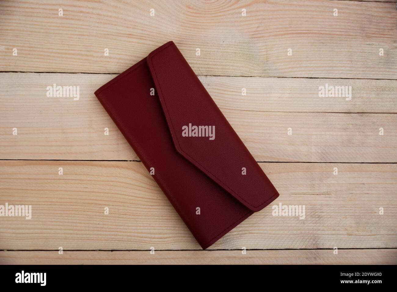 conception portefeuille sur l'arrière-plan Banque D'Images