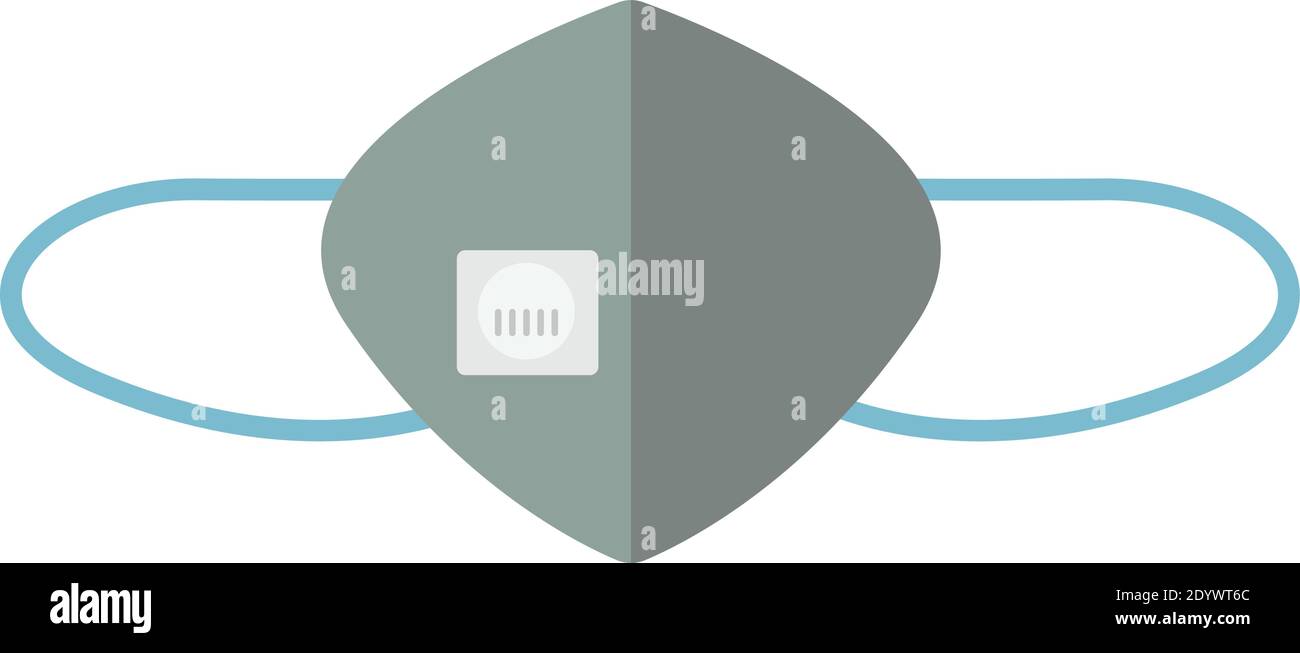 Masque de protection, illustration, vecteur sur fond blanc. Illustration de Vecteur