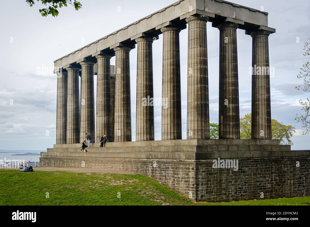 Monument national, Édimbourg Banque D'Images