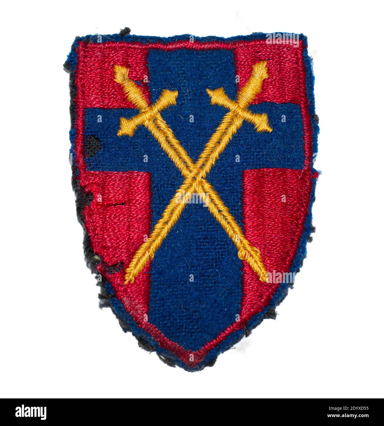 Un éclair d'épaule du 21e Groupe d'armée, une unité d'armée britannique active entre 1943 et 1945, rebaptisé plus tard l'Armée britannique du Rhin (1945-1994). Banque D'Images