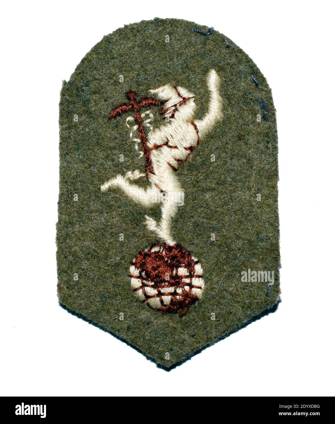 Une pièce de bras pour les sarments dans le corps royal des signaux. Banque D'Images