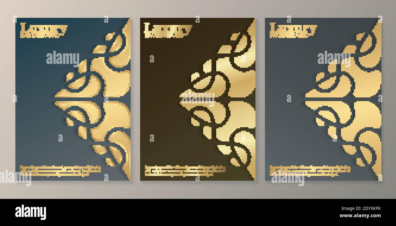 fond de couverture de luxe avec texture mandala Illustration de Vecteur