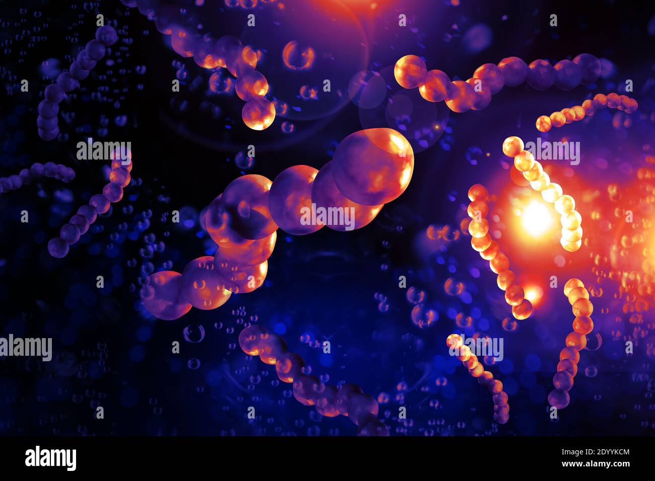 Strep également connue sous le nom de bactérie de la Pneumonie