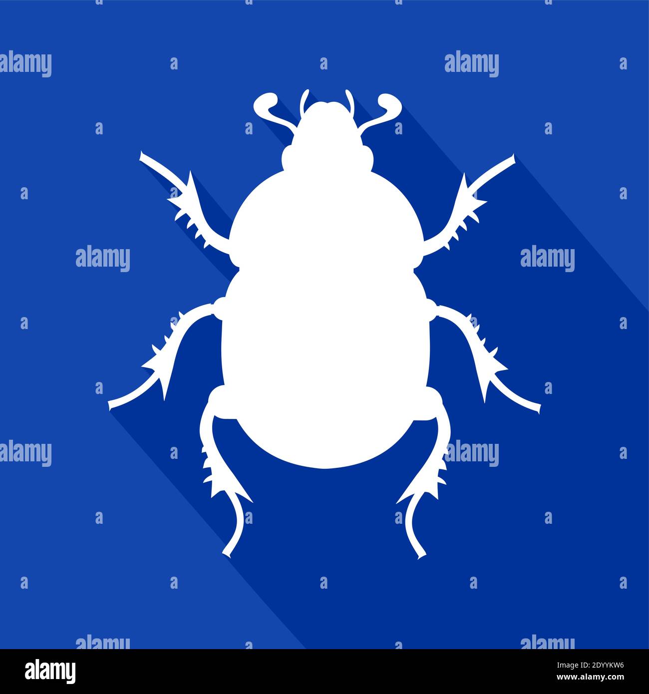 icône de scarabée Illustration de Vecteur