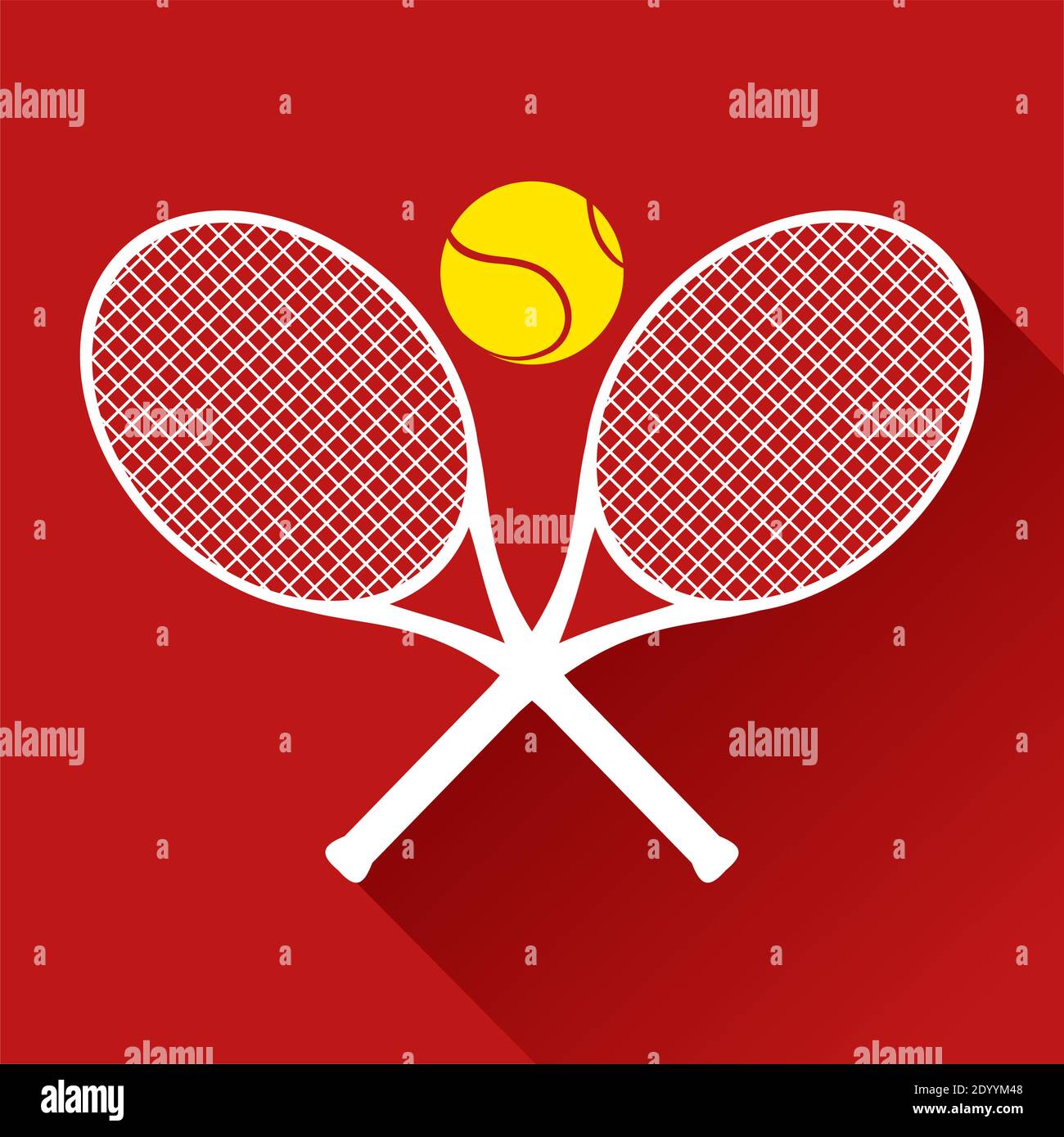 belle icône de tennis Illustration de Vecteur