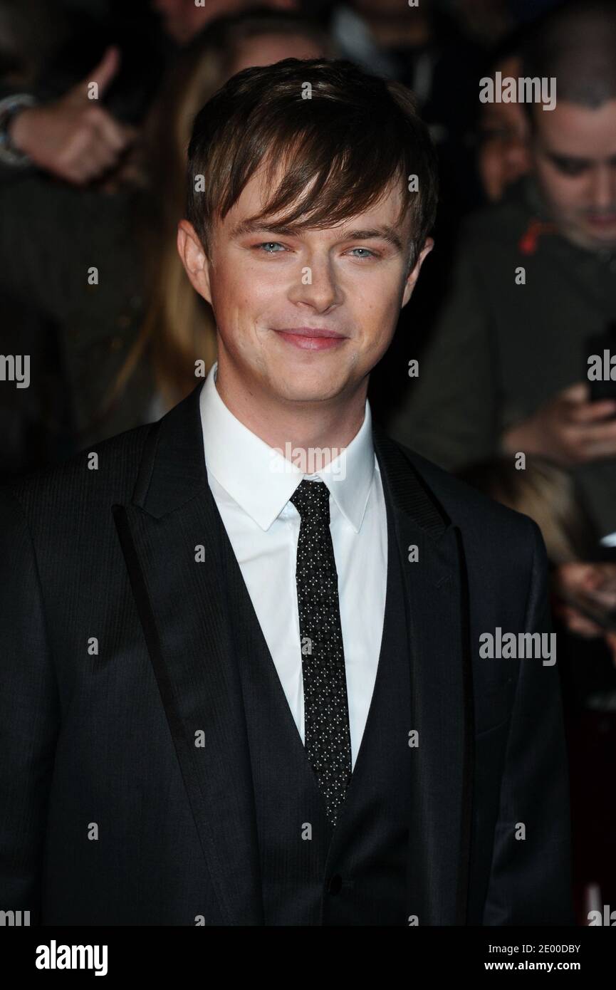 Dane DeHaan arrive pour la première du film Kill Your Darlings dans le cadre du 57e Festival du film BFI à Odeon West End à Londres, Royaume-Uni, le 17 octobre 2013. Photo d'Aurore Marechal/ABACAPRESS.COM Banque D'Images