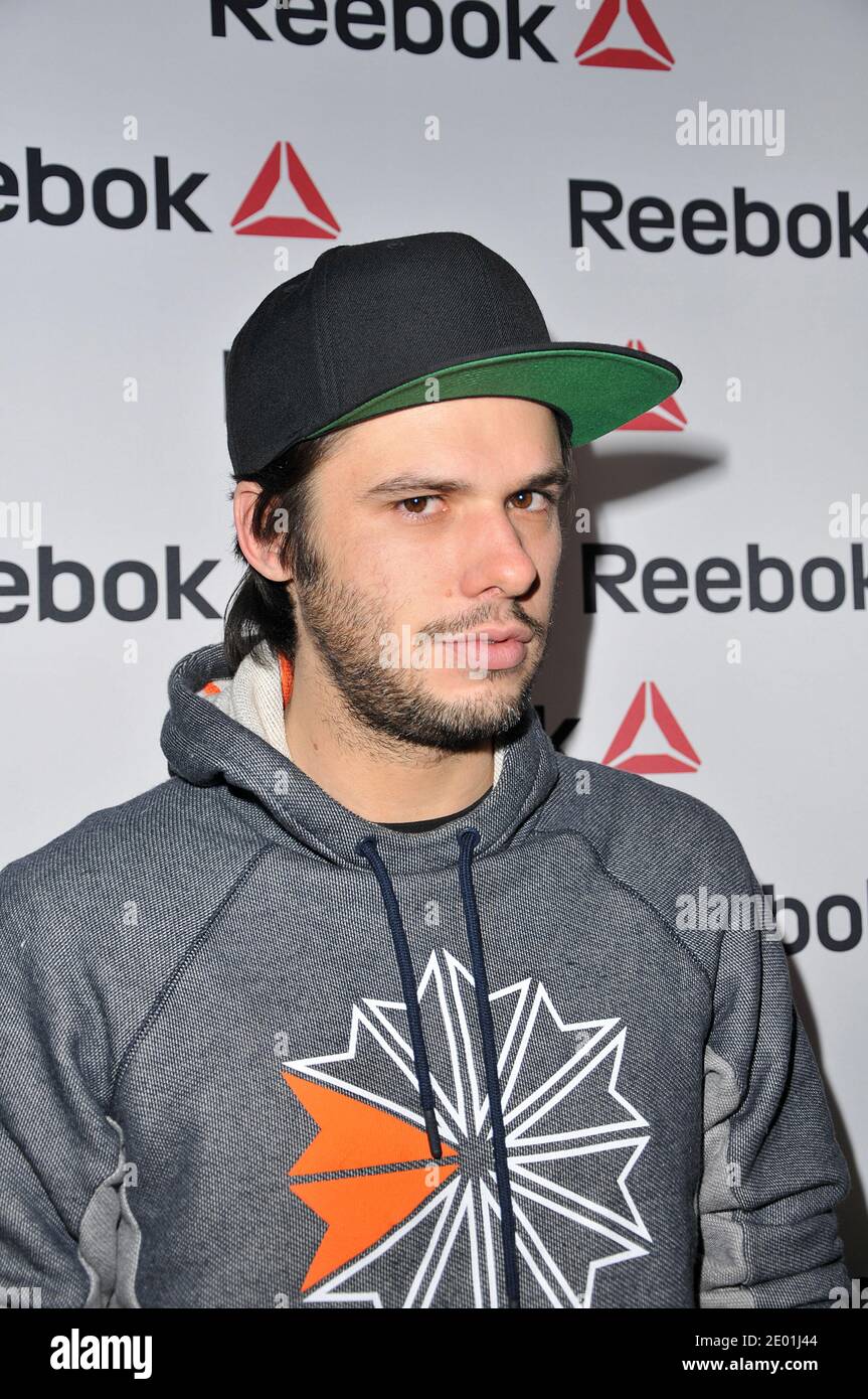 Orelsan participant à l'événement d'ouverture du magasin Reebok concept à  l'avenue de l'Opéra à Paris, France, le 4 décembre 2013. Photo de Thierry  Plessis/ABACAPRESS.COM Photo Stock - Alamy