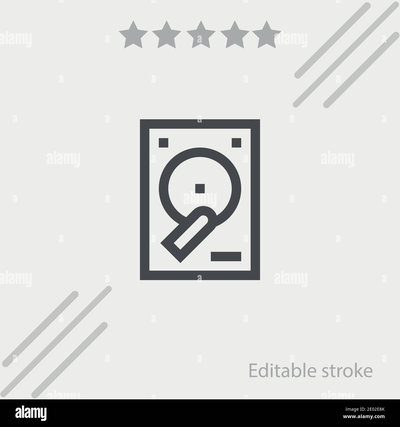 disque dur icône vecteur illustration moderne simple vecteur Illustration de Vecteur