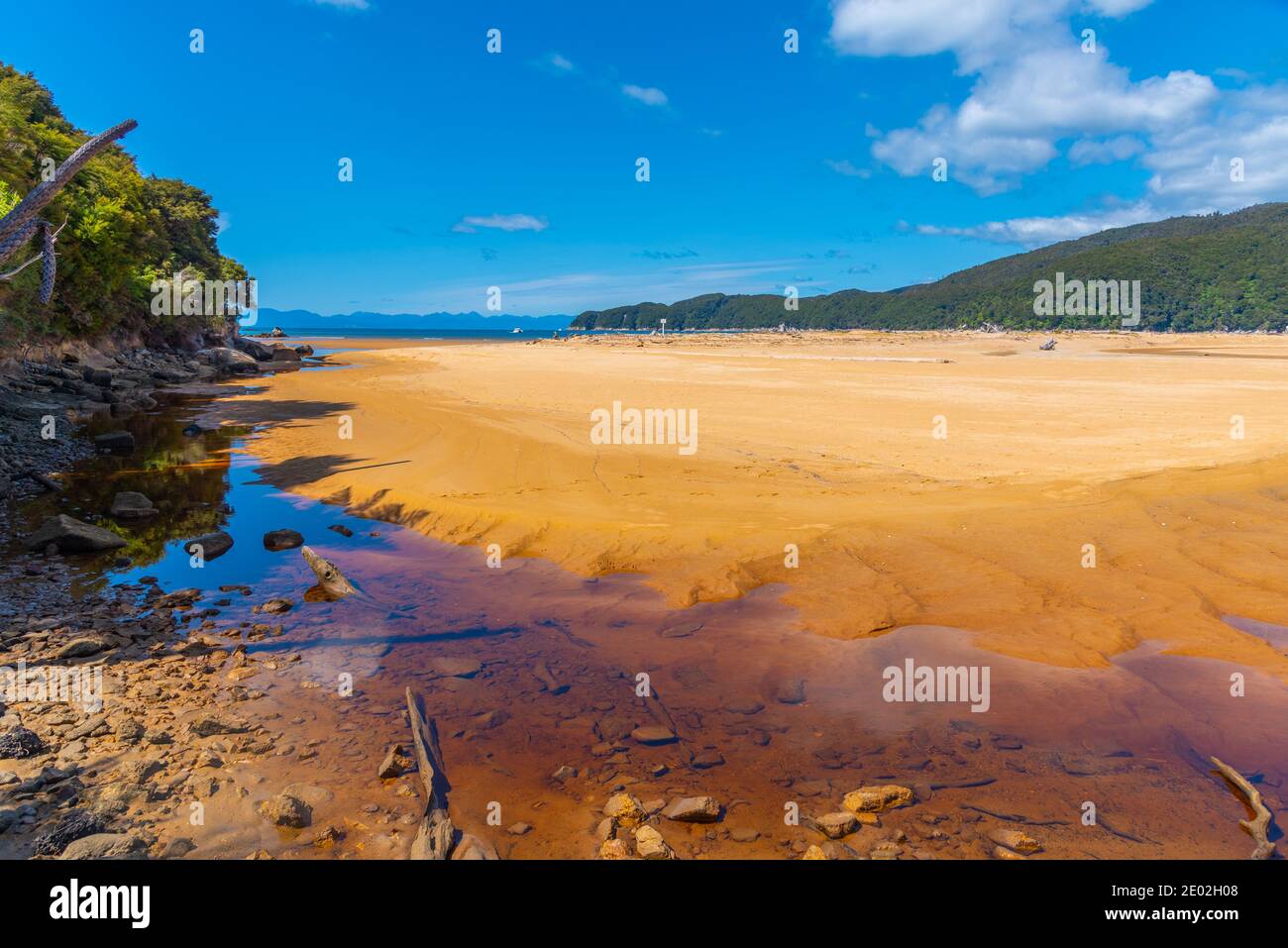 Ruisseau Richardson au parc national Abel Tasman en Nouvelle-Zélande Banque D'Images