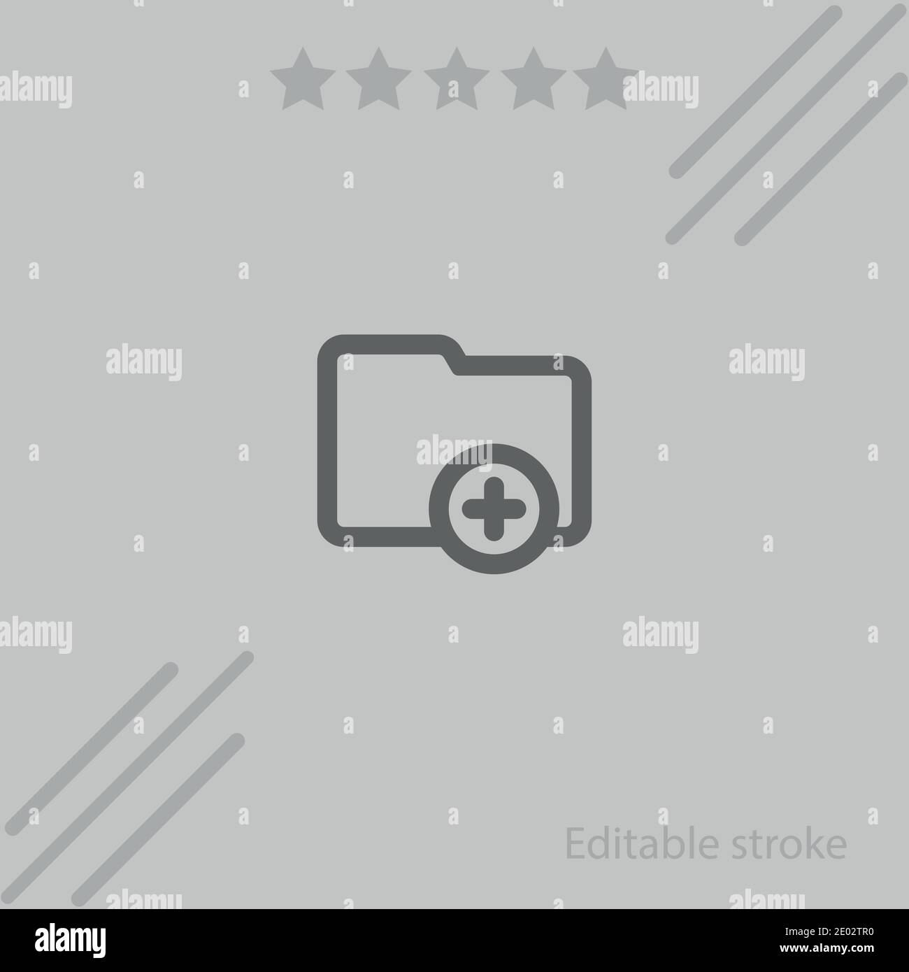 ajouter un dossier icône vectorielle de bouton d'interface moderne vecteur simple illustration Illustration de Vecteur