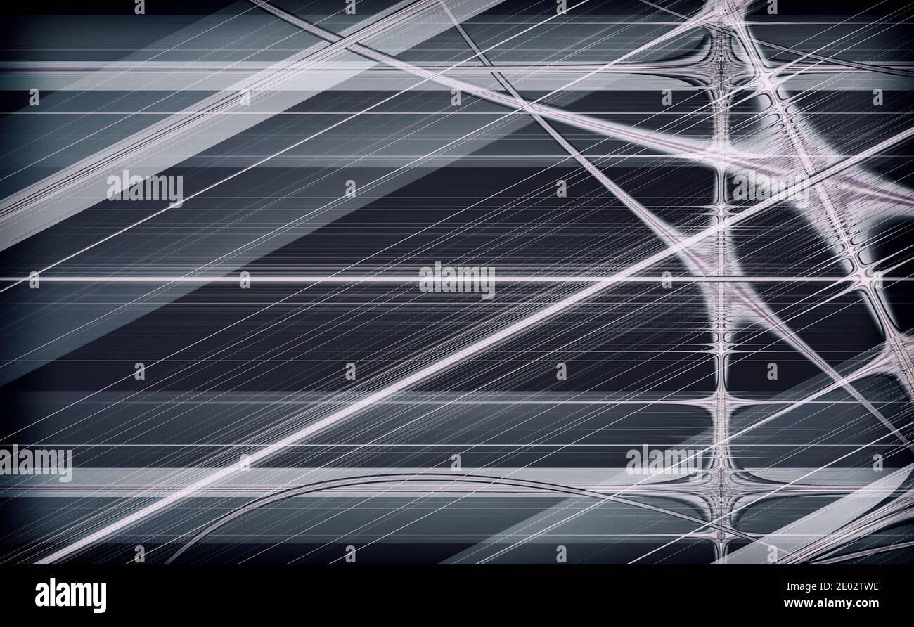 Image d'arrière-plan abstraite en noir et blanc de style géométrique Banque D'Images