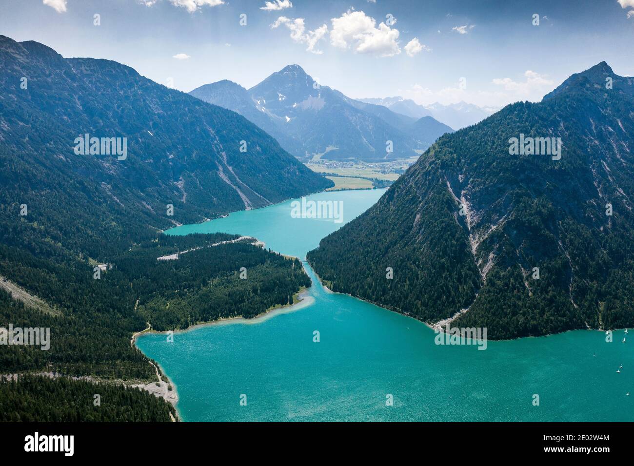 Au sud de Plansee et du lac Heiterwang, Tyrol, Autriche Banque D'Images