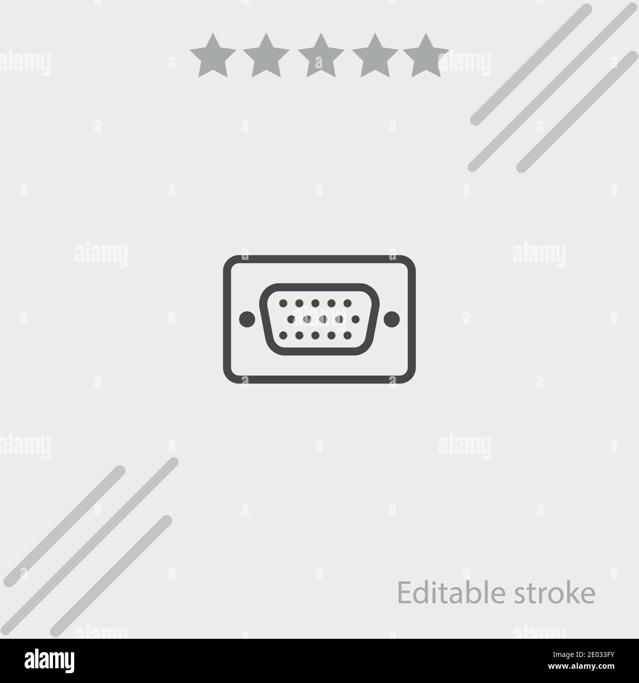 image vectorielle vga illustration vectorielle simple et moderne Illustration de Vecteur