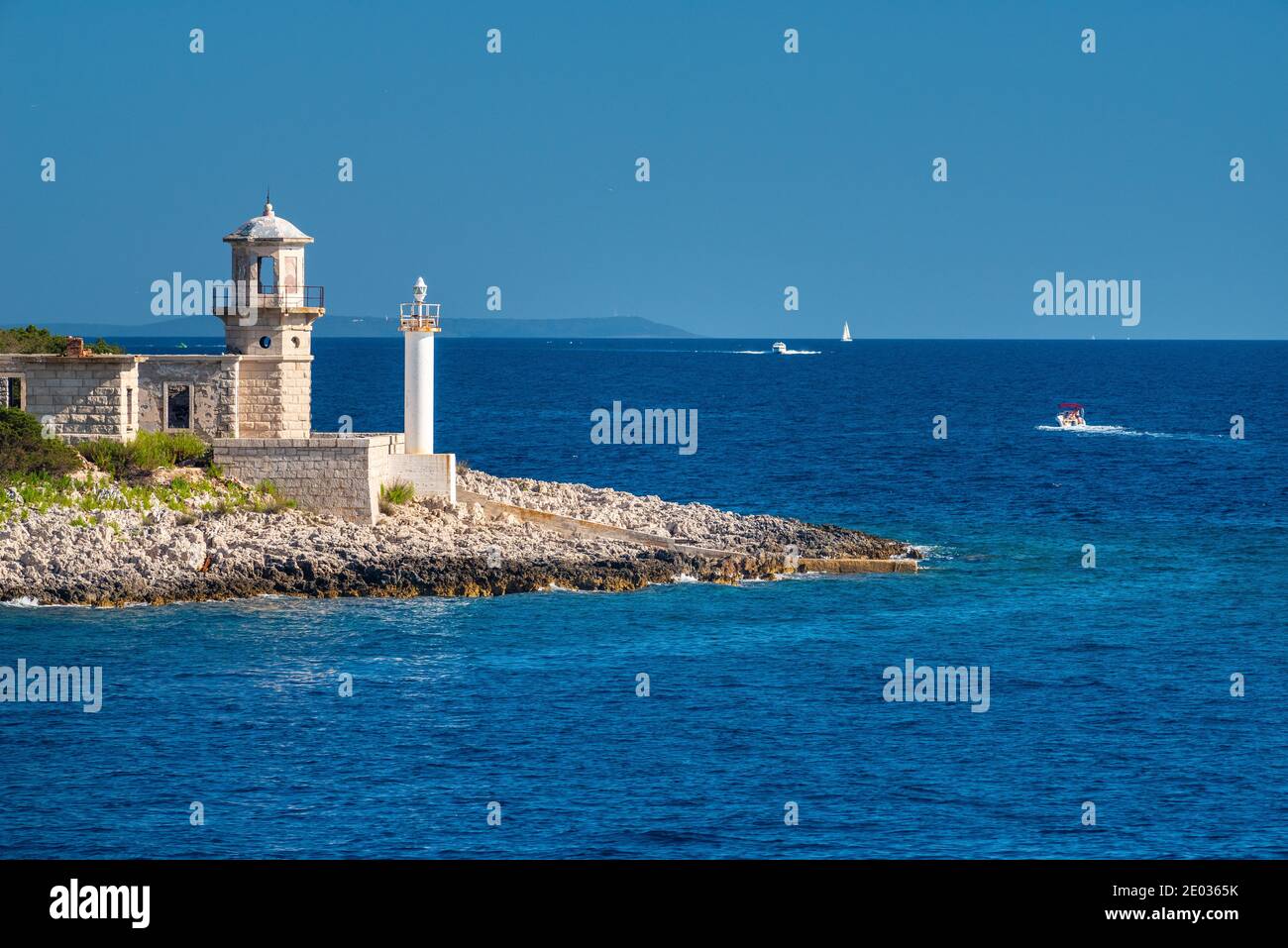 Île Lošinj Banque D'Images