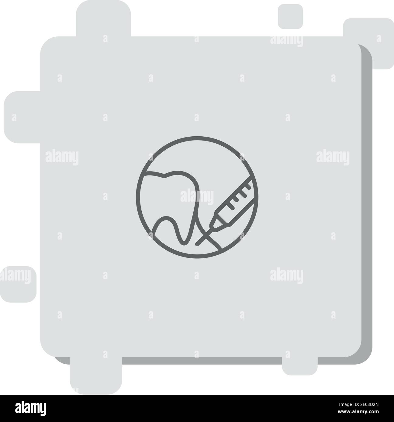 icône de vecteur d'anesthésie illustration moderne de vecteur simple Illustration de Vecteur