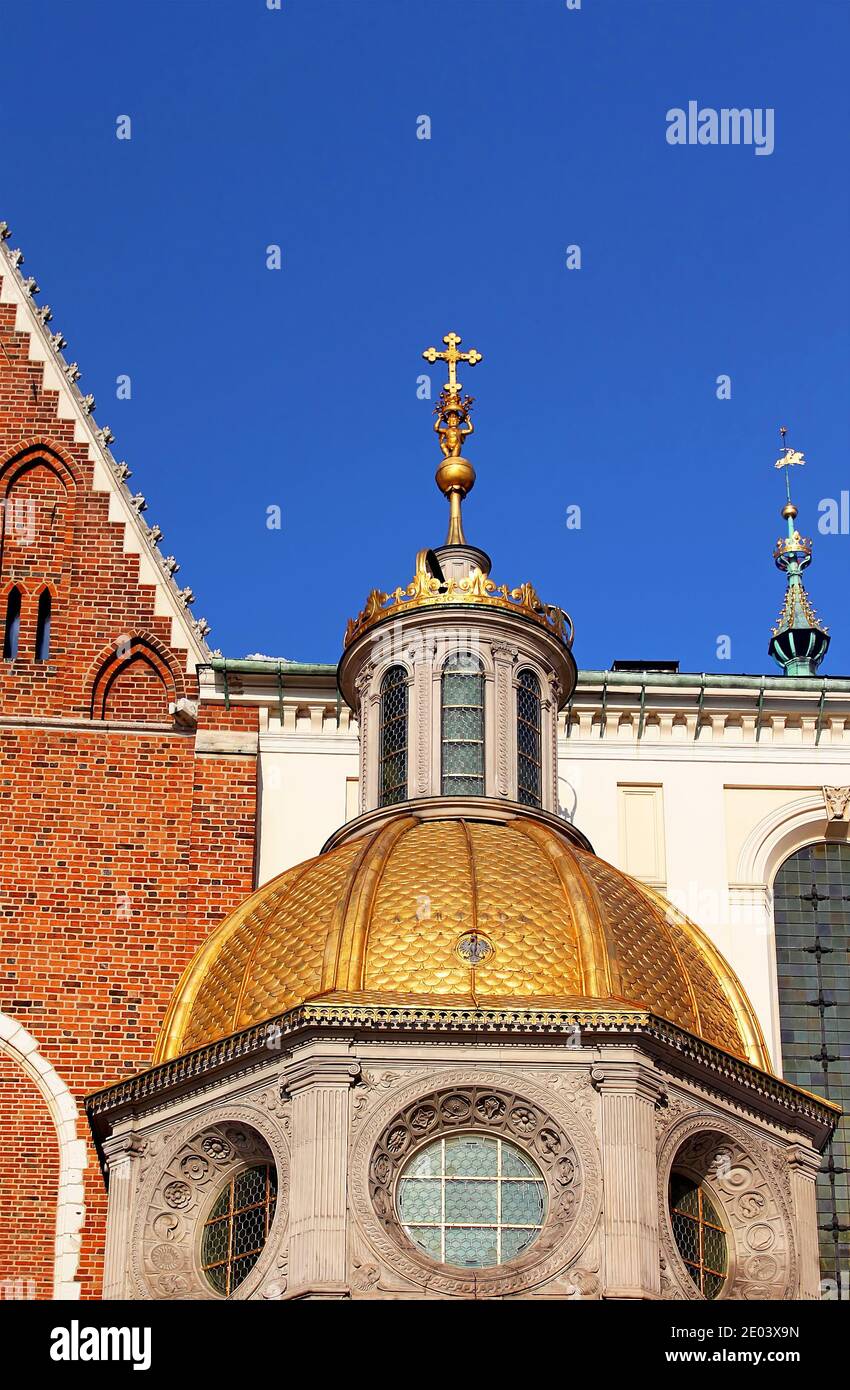 Cathédrale de Wawel à Cracovie, Pologne Banque D'Images