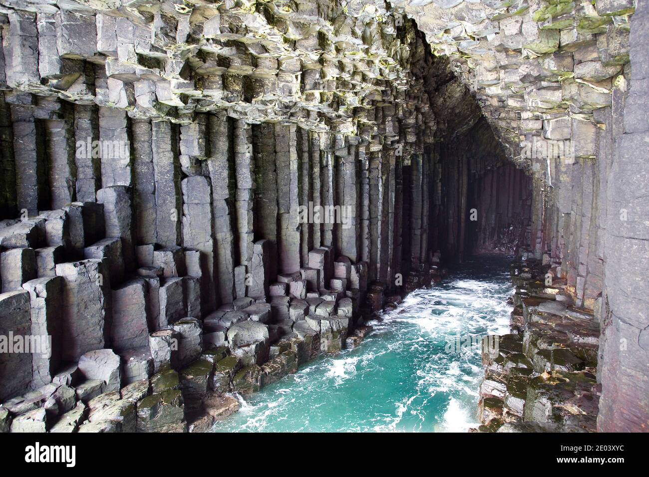 Staffa Island, Inner Hebrides, Écosse. Banque D'Images