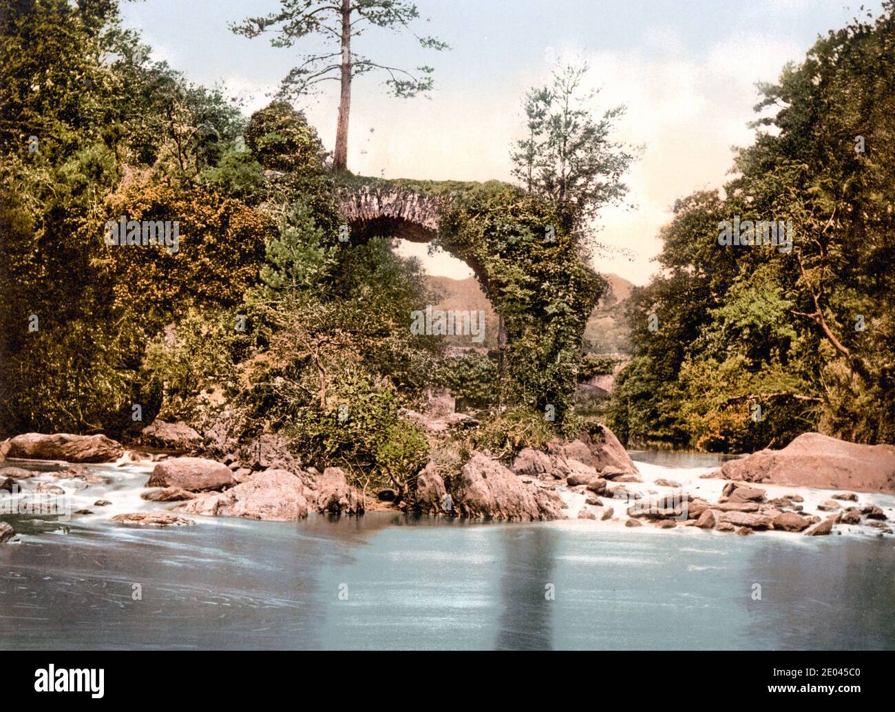 CromwellsCromwell's Bridge, Glengariff. Comté de Cork, Irlande, vers 1900 Banque D'Images