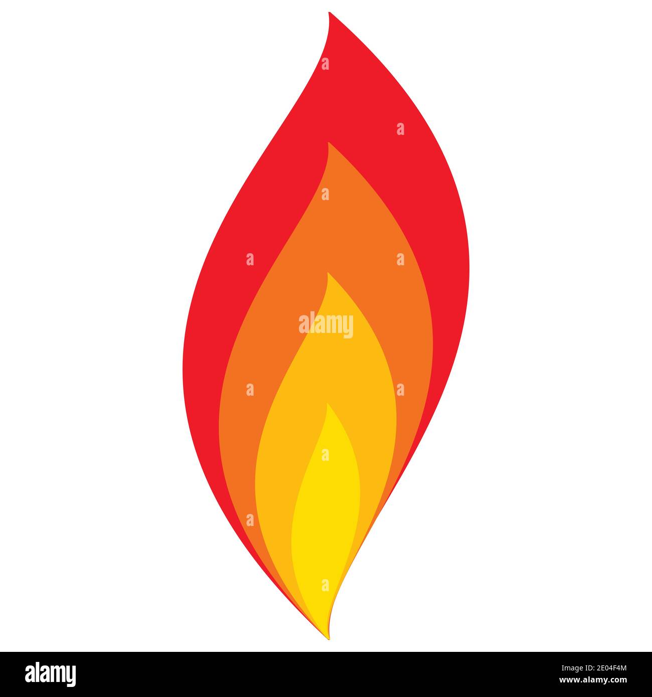 icône de feu symbole de vecteur de flamme symbole de feu de flamme Illustration de Vecteur