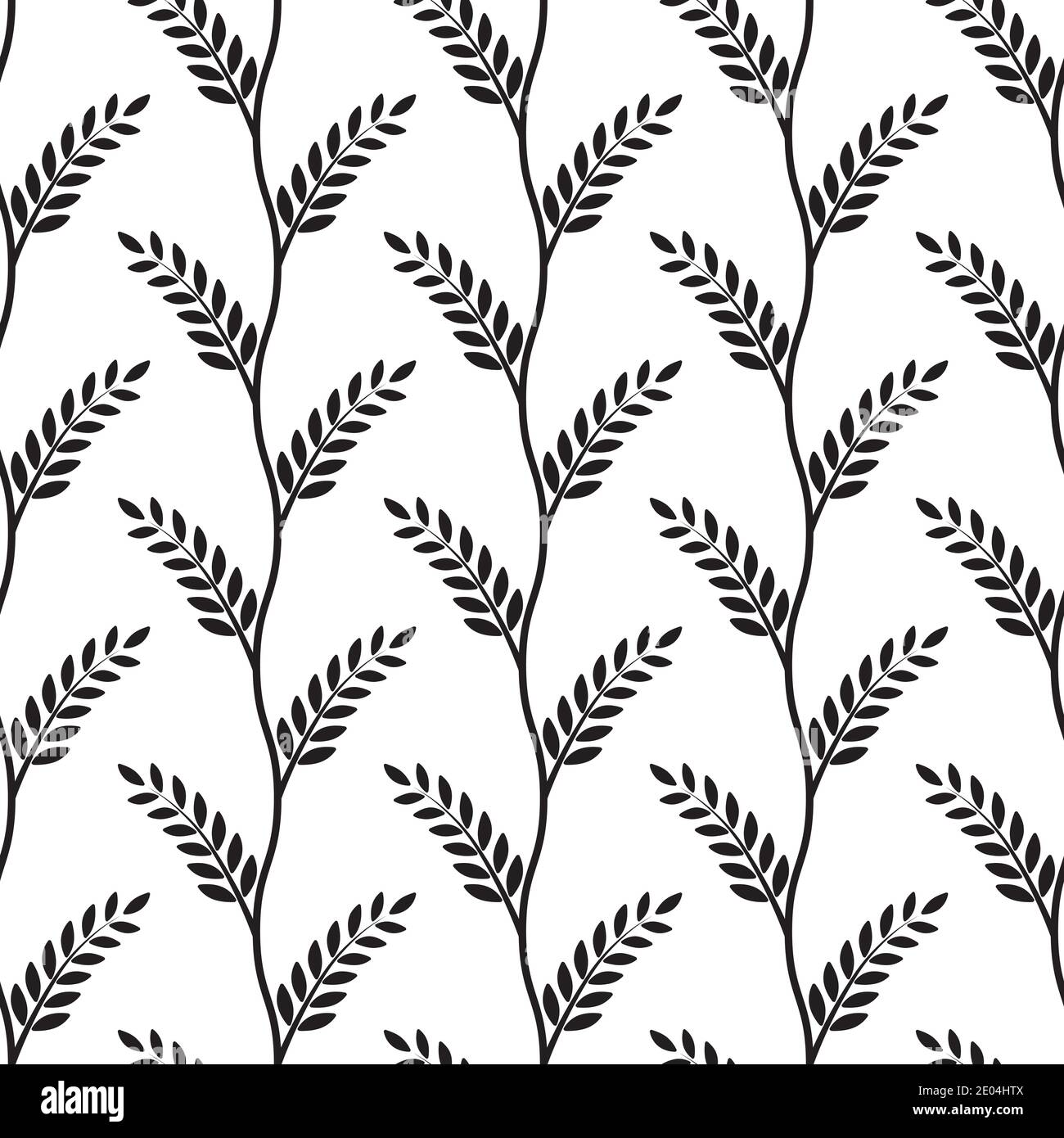 Fond d'écran sans couture branche d'olive, couronne de Laurel, vigne avec des épillets vecteur symbole gagnant prix, victoire et fond de richesse Illustration de Vecteur