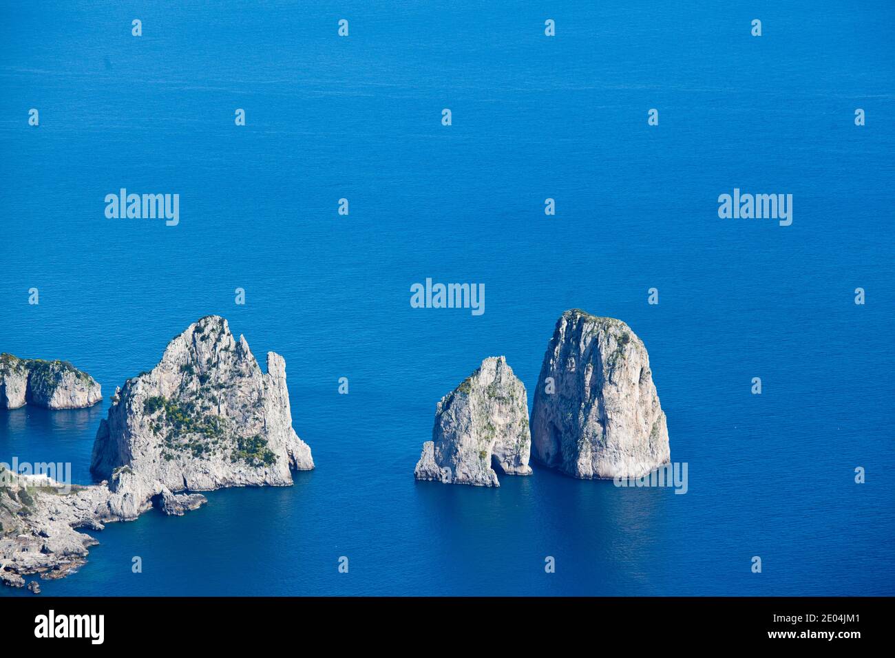 Rochers à Capri Banque D'Images