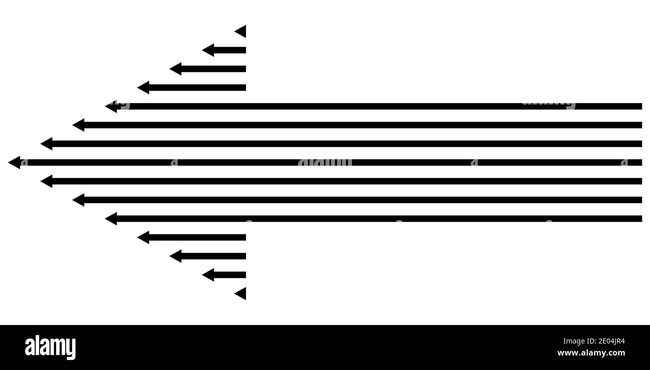 Icône de flèche vecteur de direction symbole de flèche suivant, direction des lignes de guidage Illustration de Vecteur
