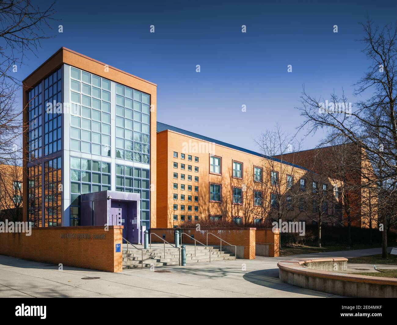 Max Palevsky communes résidentielles à l'Université de Chicago Banque D'Images