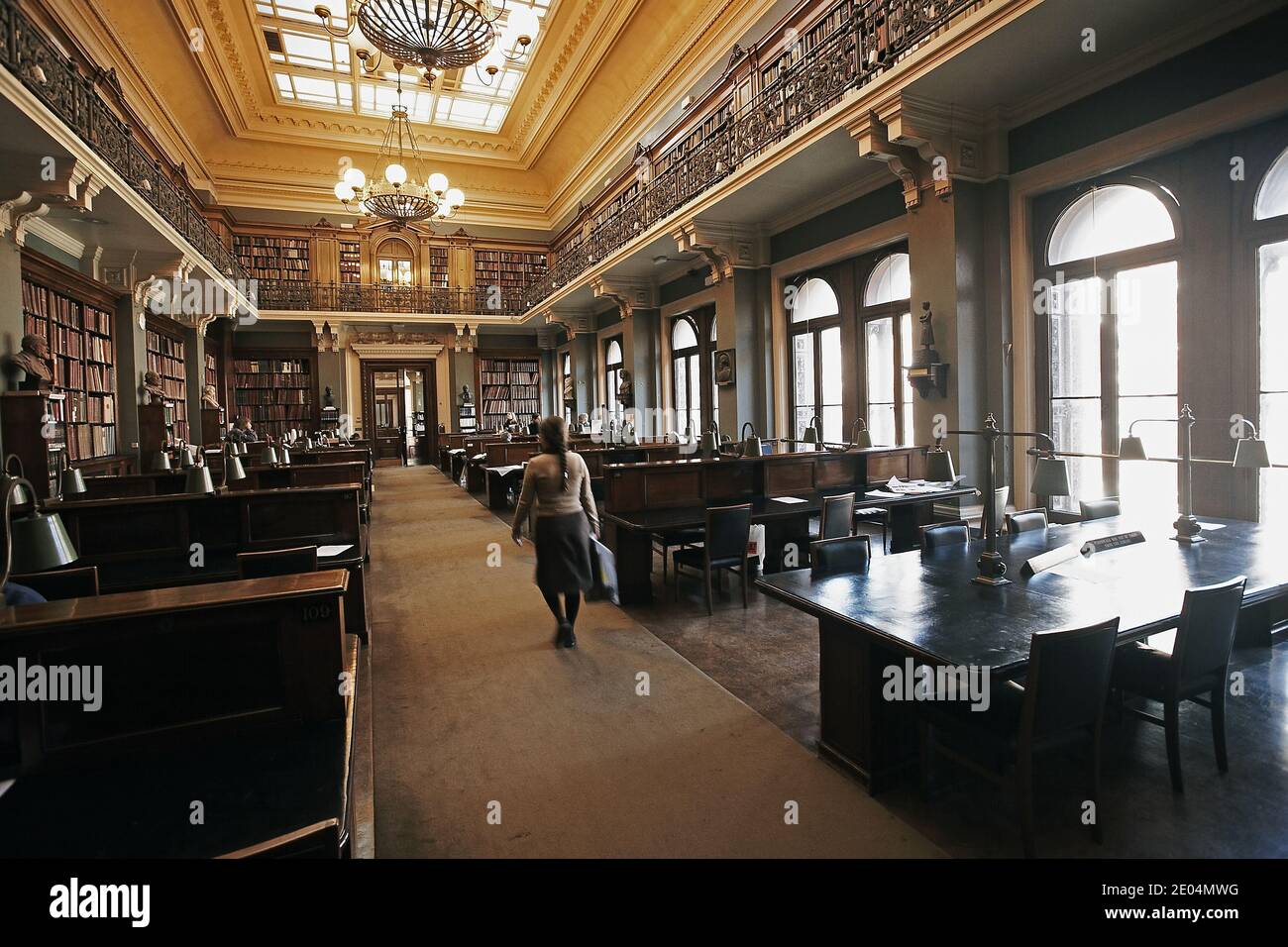 GRANDE-BRETAGNE / Angleterre / Londres / la National Art Library du Victoria and Albert Museum est une importante bibliothèque de référence publique. Banque D'Images
